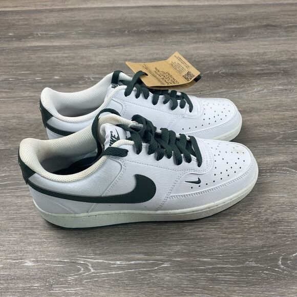Nike Court Vision Low Womens Size 8.5 White Vintage Green FV9952-101 - Picture 6 of 9